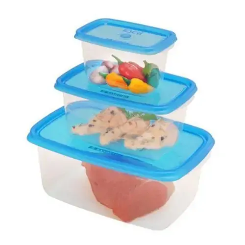 Conjunto Pote Retangular 3pcs Ref/1695 Sanrem
