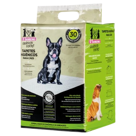 Tapete Higienico 60x80cm 30pcs Sr666