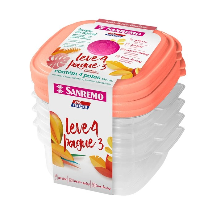 Conj Pote Plast Sanremo L4 P3