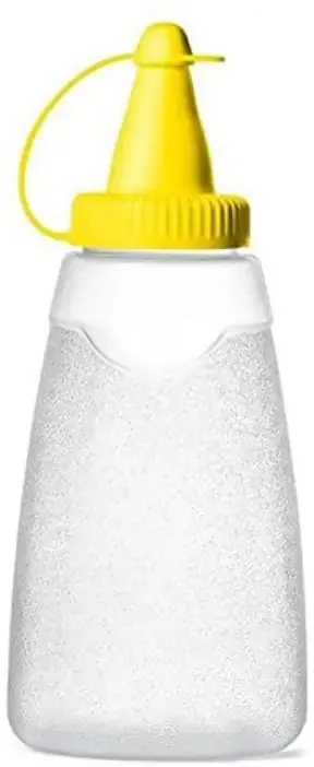 Bisnaga Condimentos Sanremo Plastico Amarela