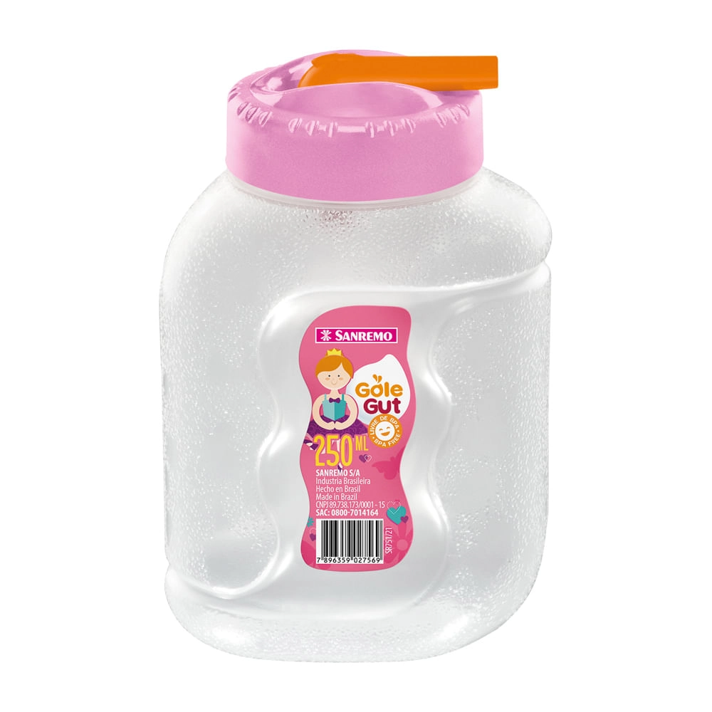 Garrafa Gole Gut Rosa 250ml
