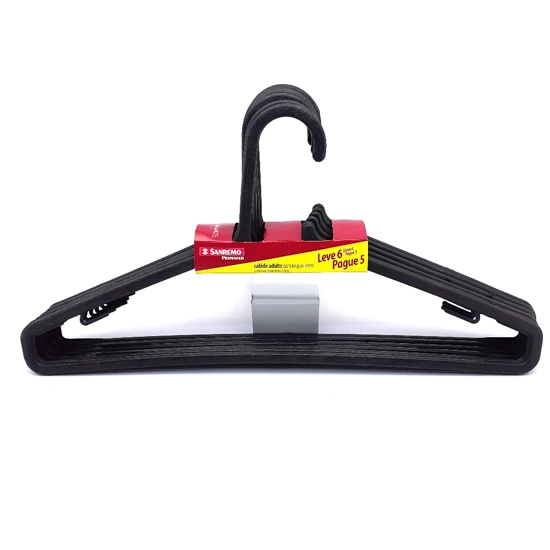 Cabide Sanremo Roupa Adulto Plastic Lv6 Pg5
