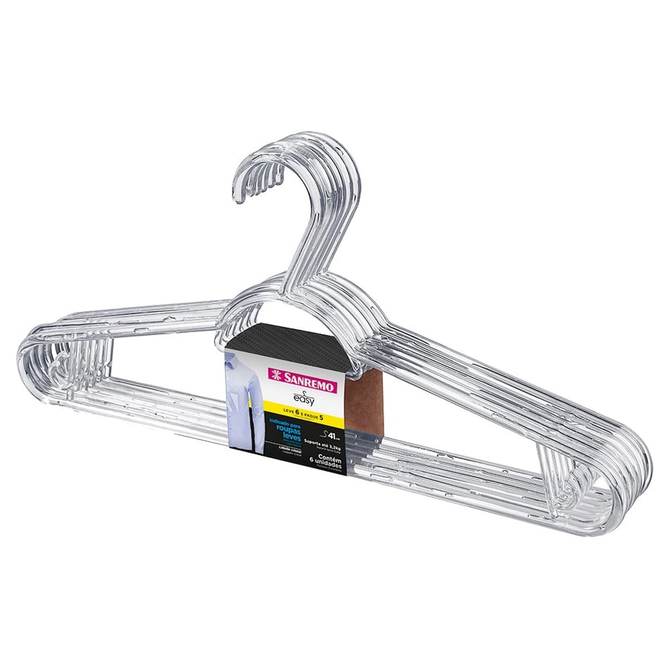 Cabide Sanremo Multi Plast 6u