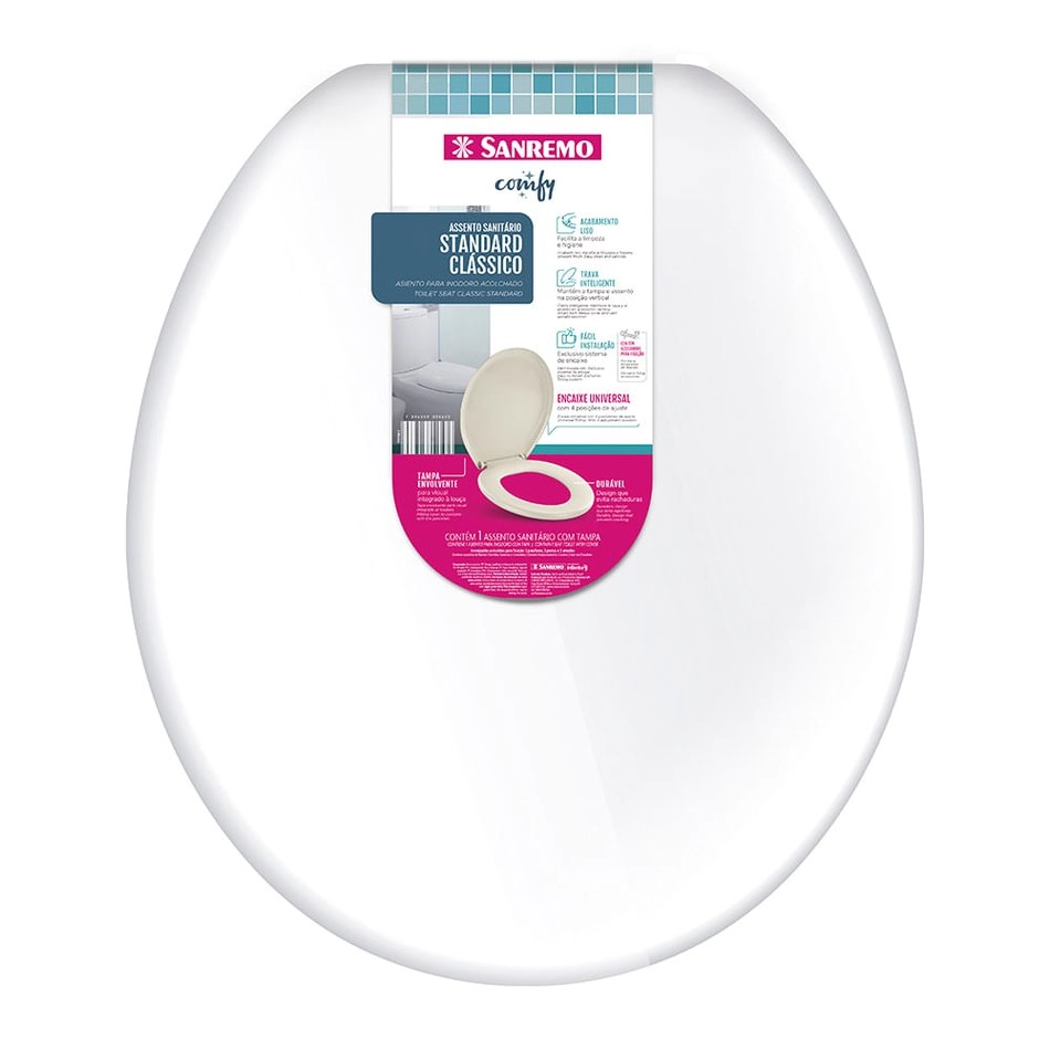 Assento Sanit Standard Sanremo Classico Bco