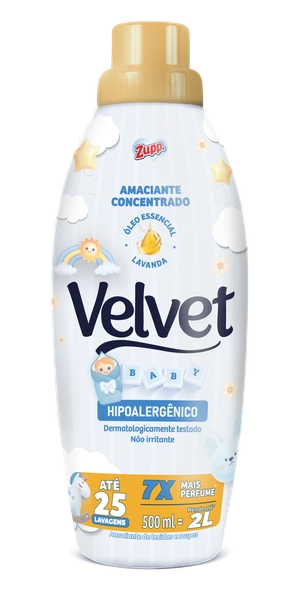 Amac Rpa Velvet Baby 500ml Hipoalergico