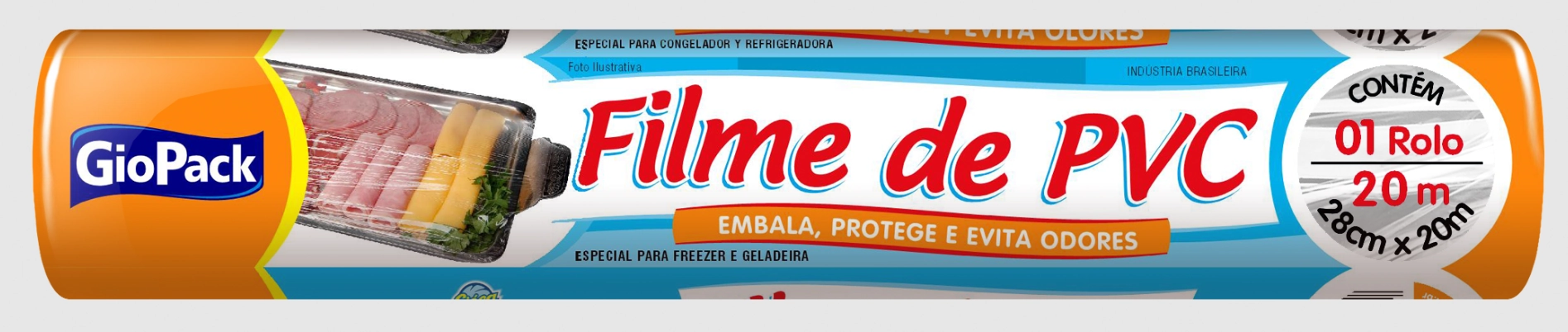 Filme Pvc Gio Pack 28x20m