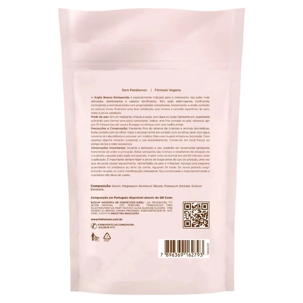 Argila Enriquecedora 150g Branca