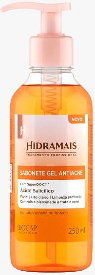 Gel De Limpeza Facial Antiacne Com ãcido Salicãlico Hidramais 250ml