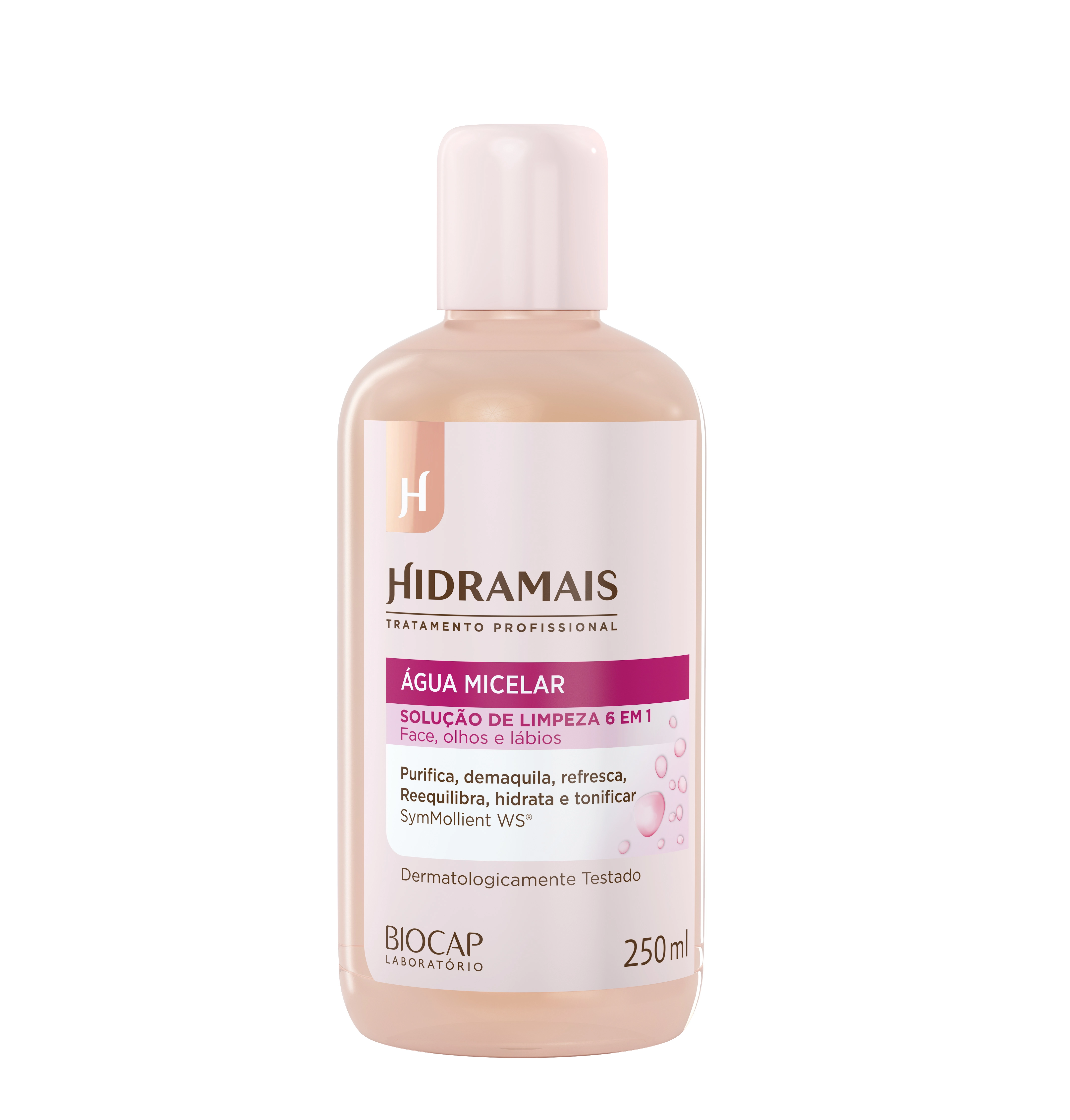 ãgua Micelar Para Limpeza Facial Hidramais 250ml