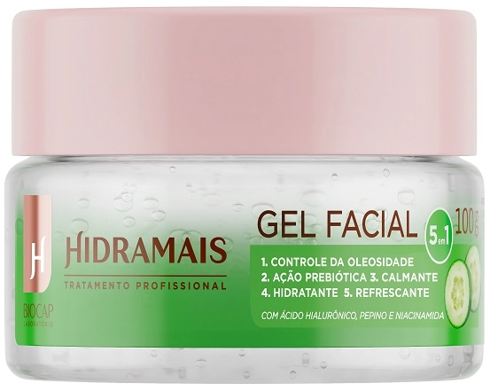 Gel Facial Hidramais 100g Aveia/pep./niacin./acido Hial.