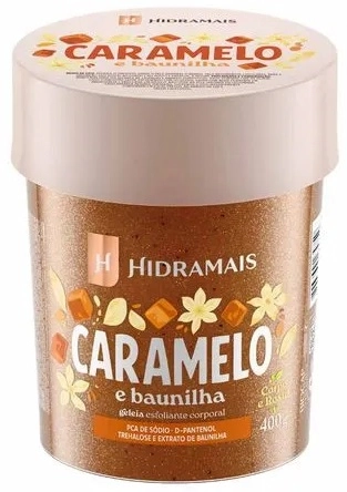 Esfoliante Geleia Corporal Hidramais 400g Caramelo Baunilha
