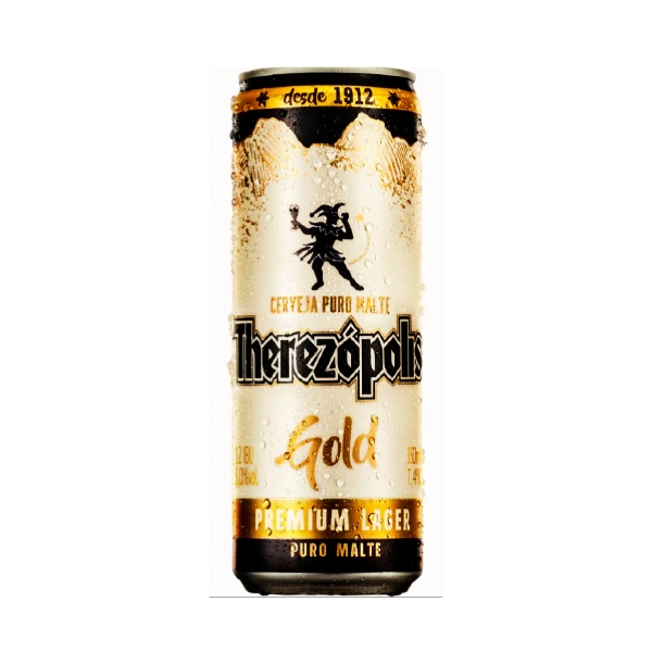 Cerveja Lager Puro Malte Gold Therezópolis Lata 350ml