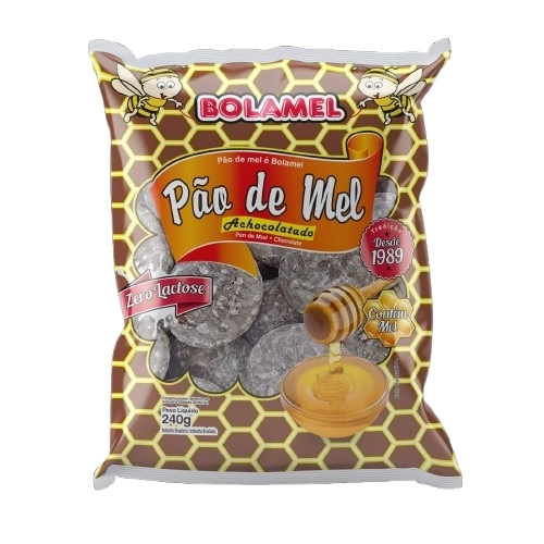 Bisc Bolamel Pao De Mel 240g Chocolate