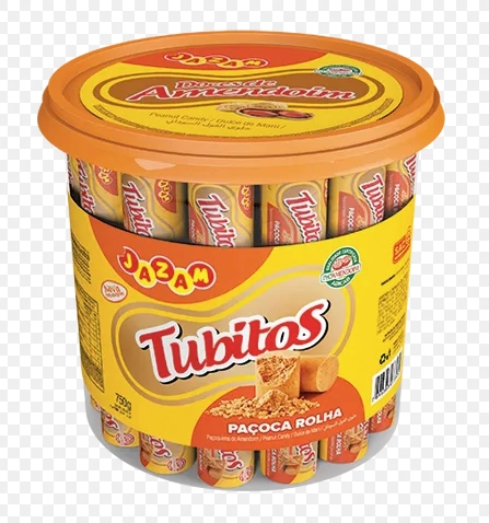 Doce Amendoim Paçoca Tubinho 50un