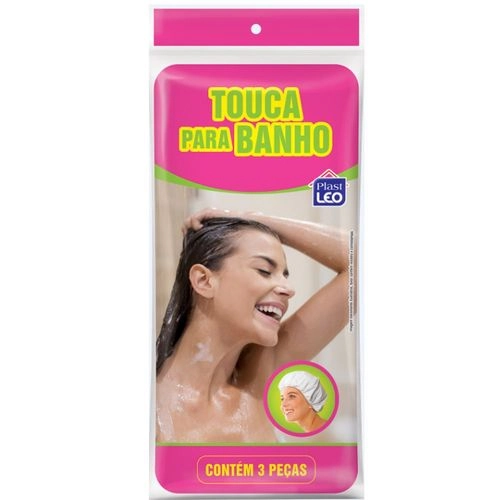Touca Banho Plast Leo 3unidade