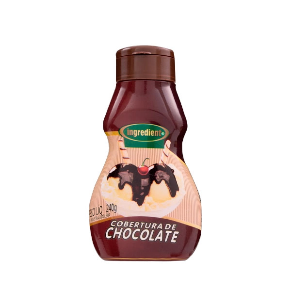 Cobertura Para Sorvete Chocolate Ingredient Pote 240g