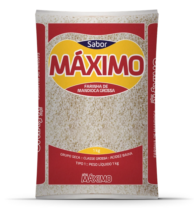 Farinha De Mandioca Grossa S. Máximo Tipo 1 1kg
