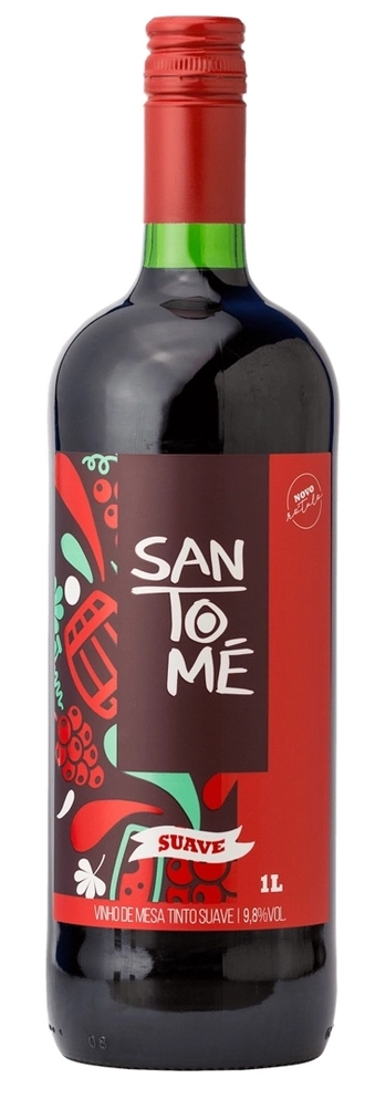 Vinho San Tome Frisante Tinto Suave 1lt
