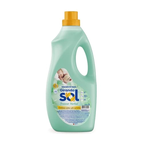 Amaciante De Roupa Diluído Frescor Herbal Girando Sol Frasco 2l