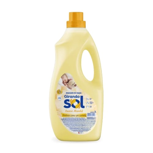 Amaciante De Roupa Diluído Suave Manhã Girando Sol Frasco 2l