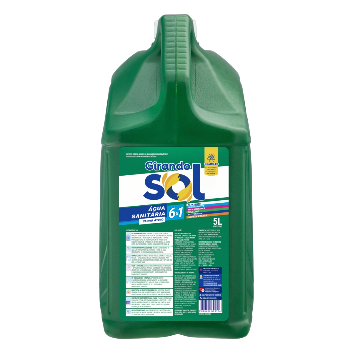 água Sanitária Girando Sol Galão 5l