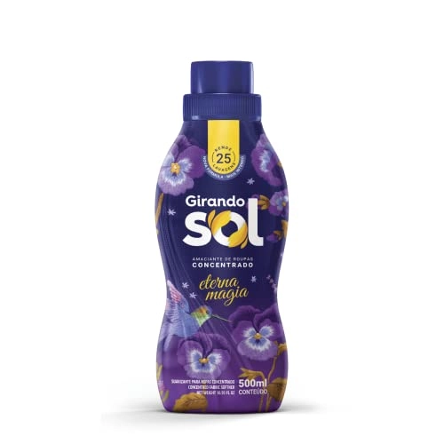 Amaciante De Roupa Concentrado Eterna Magia Girando Sol Frasco 500ml