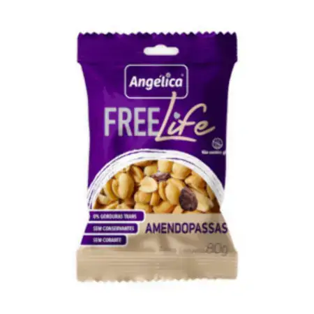 Amendoim E Passas Angelica 80g