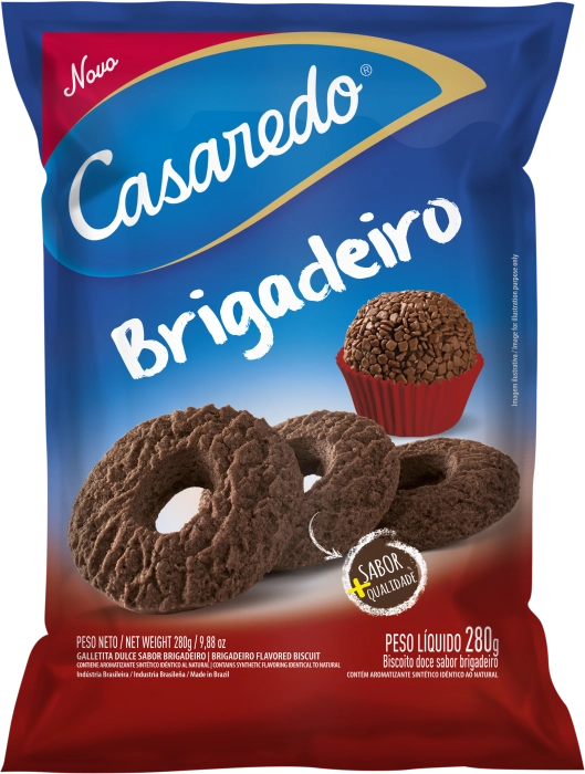 Biscoito Rosca Brigadeiro Casaredo 280g