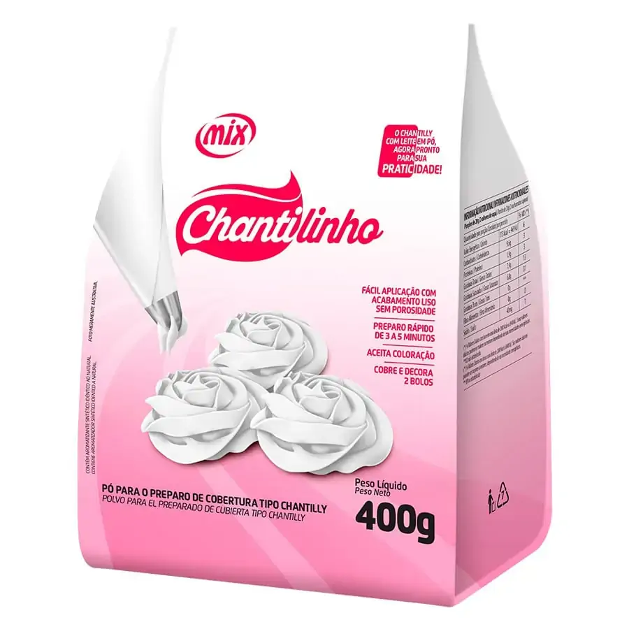 Chantilly Chantilinho Em Po 400g Mix
