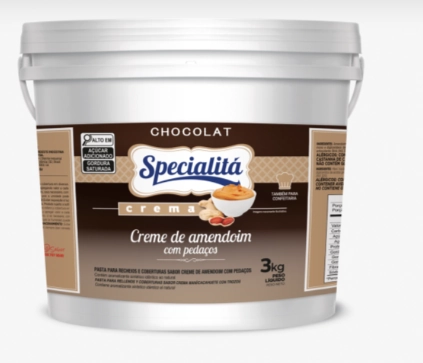 Variegato Creme De Amendoim 3kg