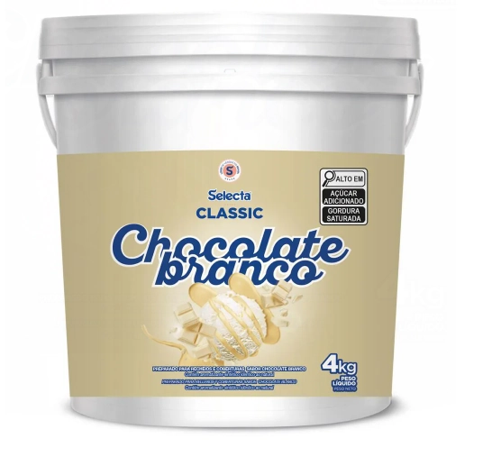 Pasta Para Recheios Chocolate Branco Com Waffer 4kg Clas Selecta