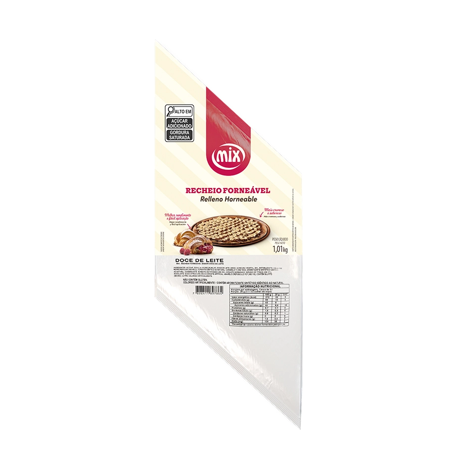 Recheio Forne Doce De Leite 1,010kg Mix