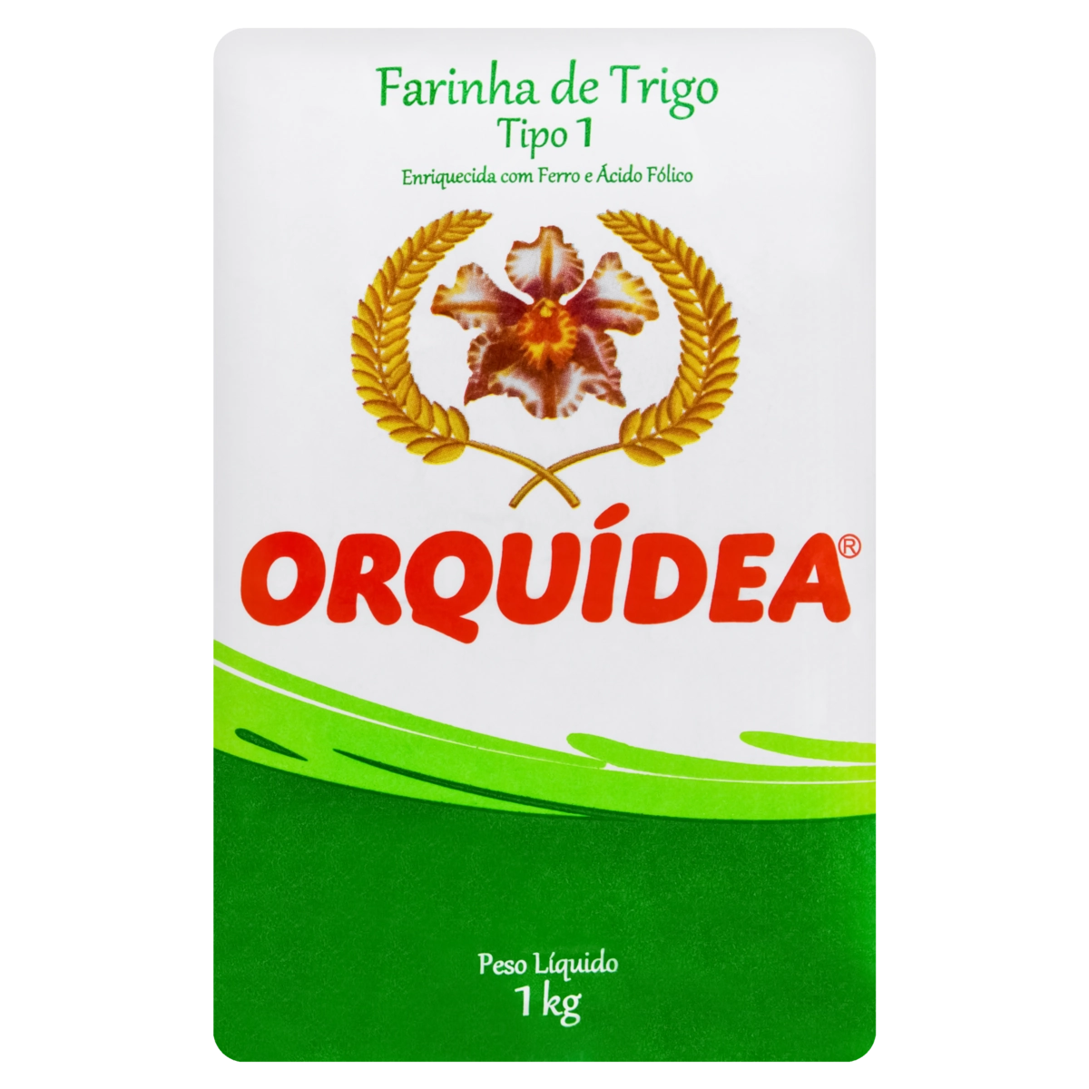 Farinha De Trigo Tipo 1 Orquídea Pacote 1kg