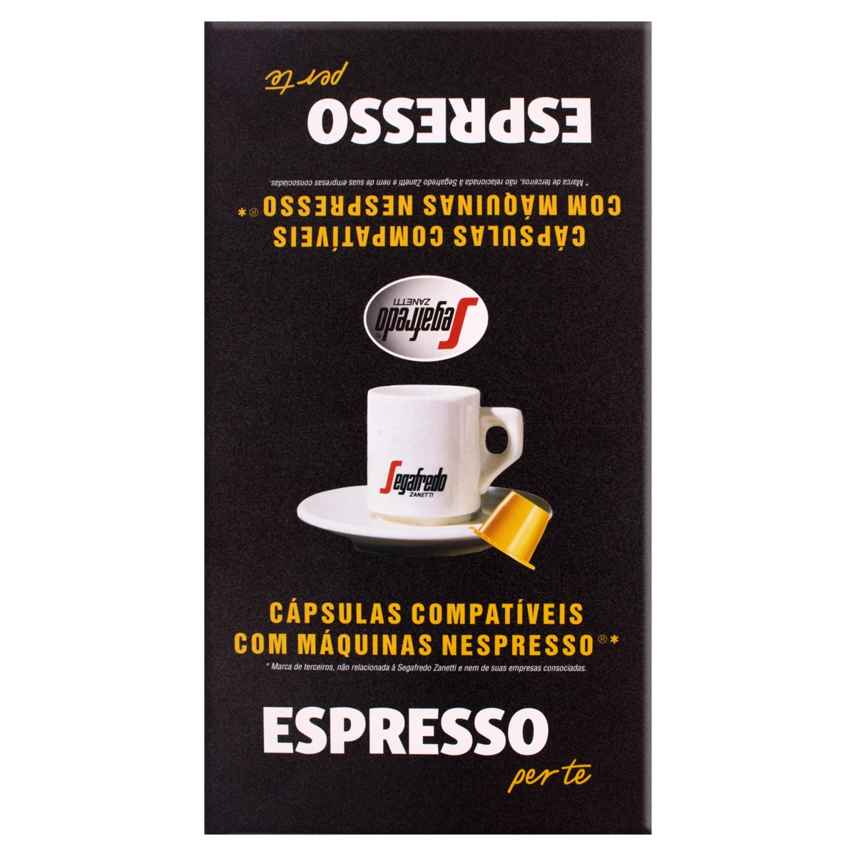 Café Em Cápsula Espresso Intenso Segafredo Zanetti Caixa 600g 12 Unidades