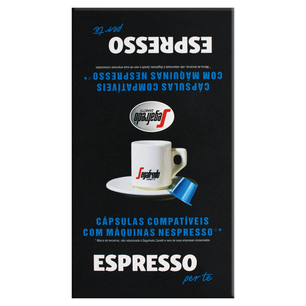 Café Em Cápsula Espresso Intenso Descafeinado Segafredo Zanetti Caixa 600g 12 Unidades