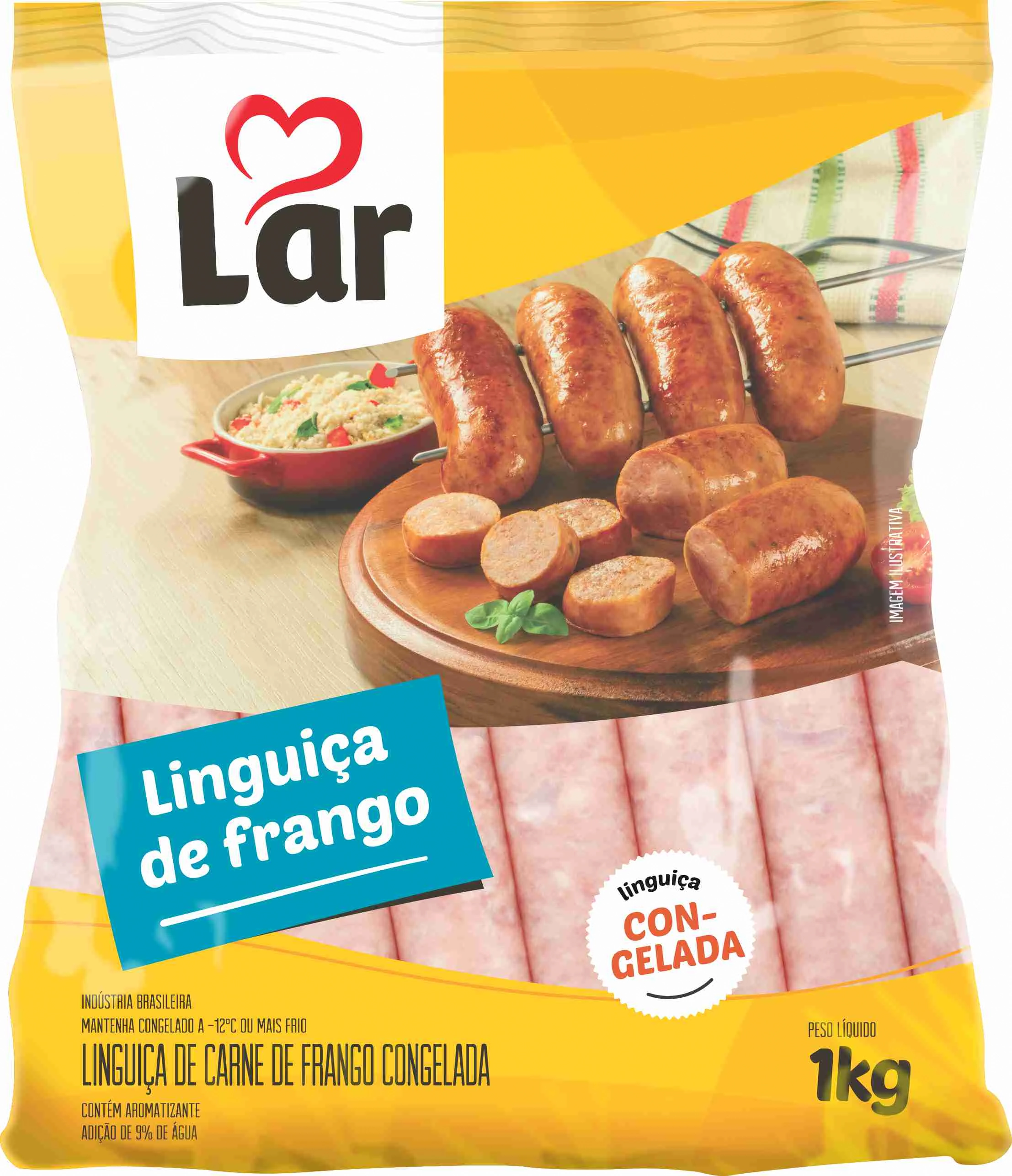 Linguica Frango Lar Kg