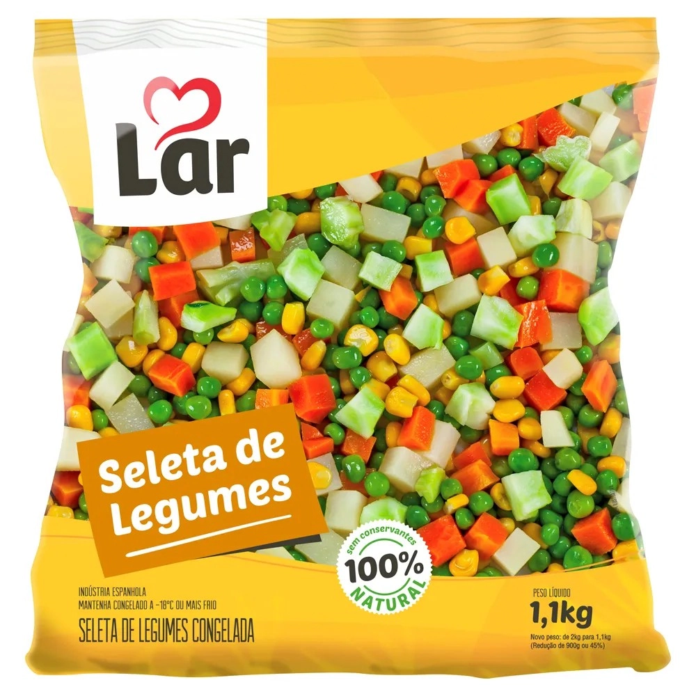 Seleta De Legumes Lar 1,100g