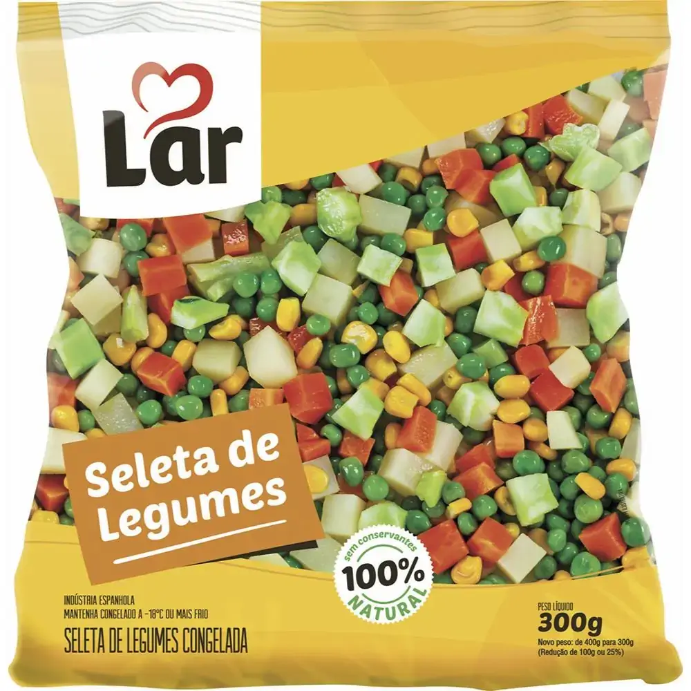Seleta De Legumes Lar 300g Cong.