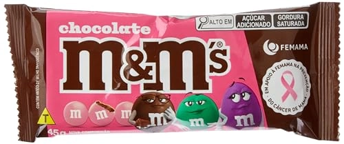 Confeito De Chocolate Rosa M Ms 45g