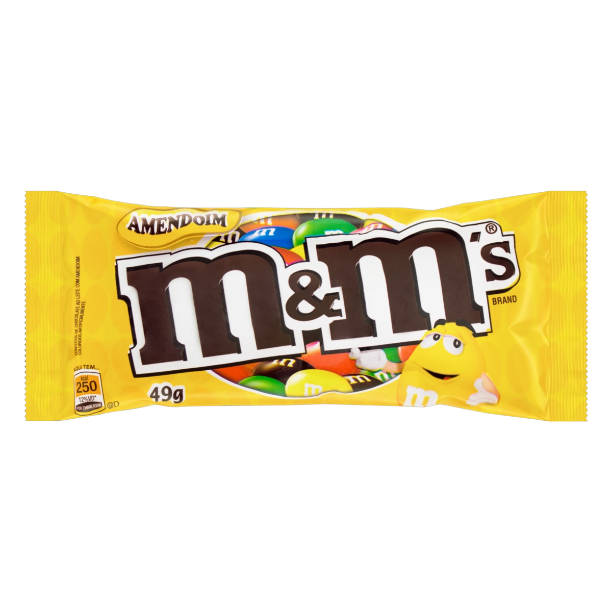 Confeito De Chocolate Ao Leite Com Amendoim M Ms Pacote 45g