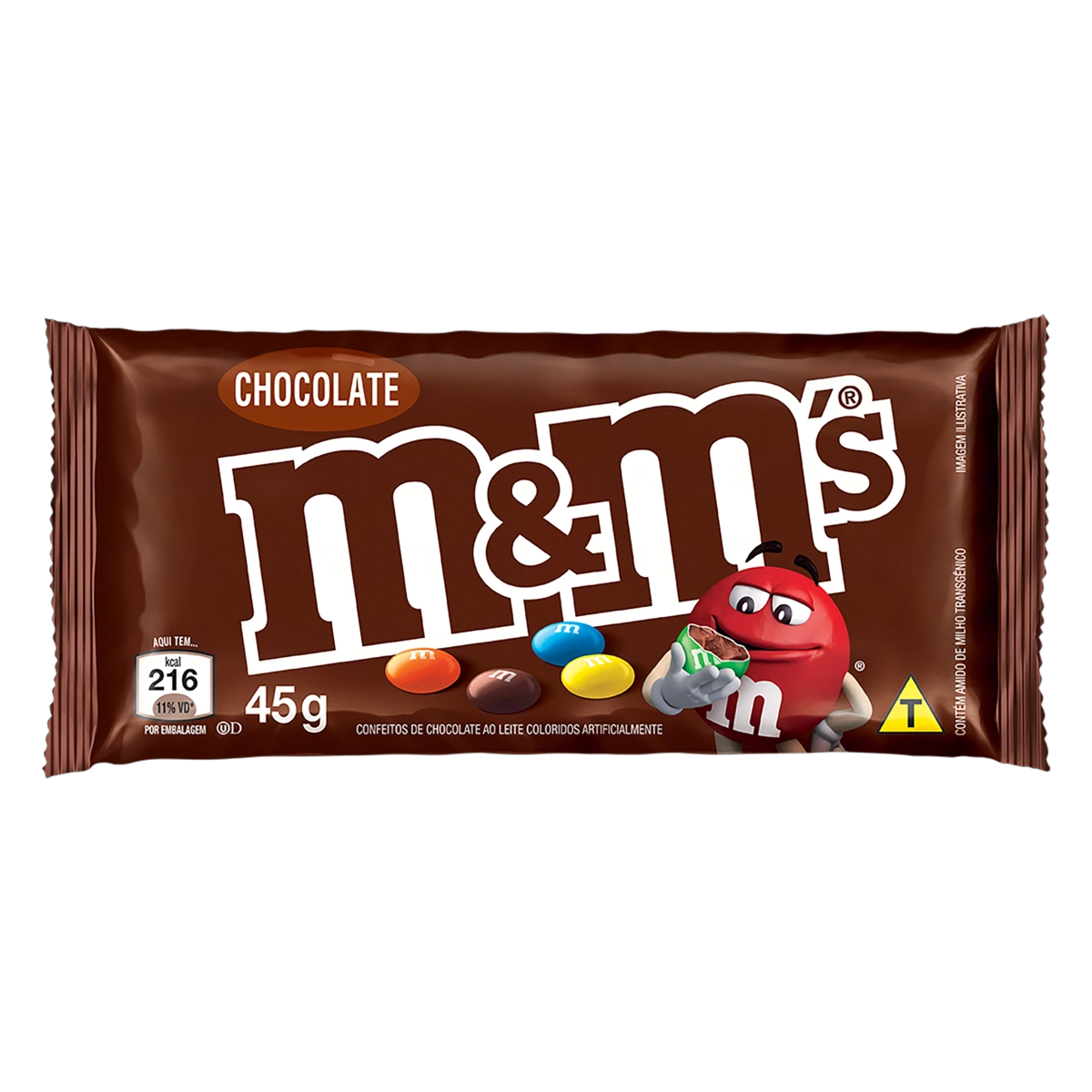 Confeito De Chocolate Ao Leite M M 40g
