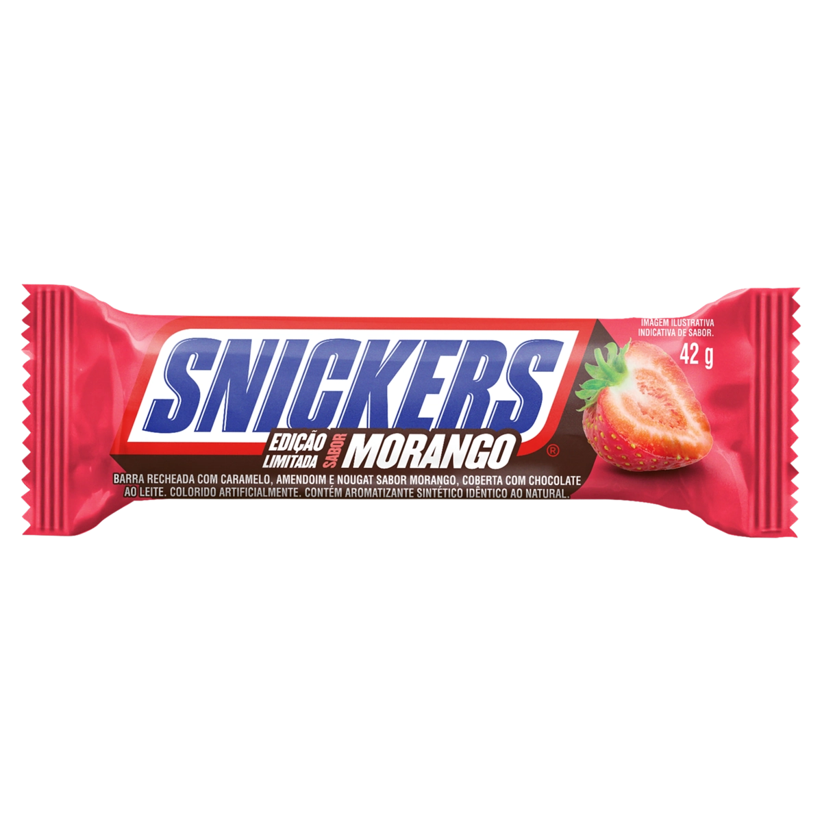 Chocolate Morango Snickers Pacote 42g