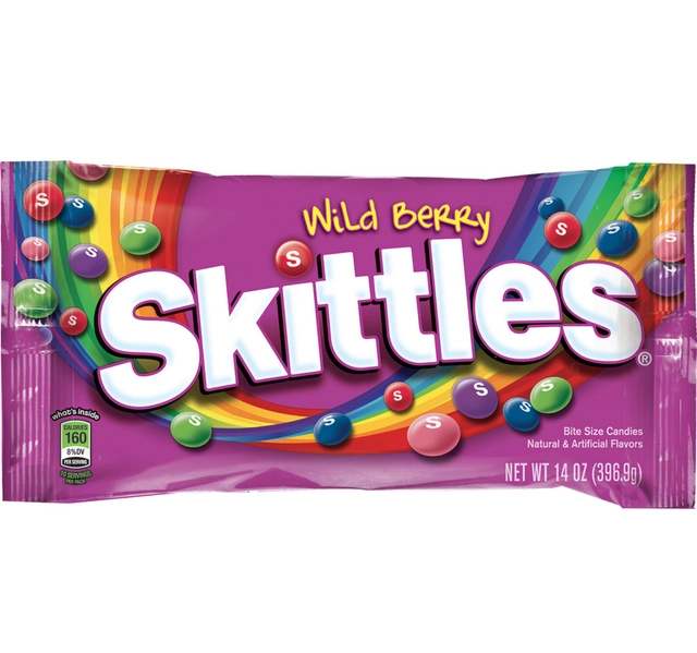Bala Wild Berry Skittles Pacote 38g