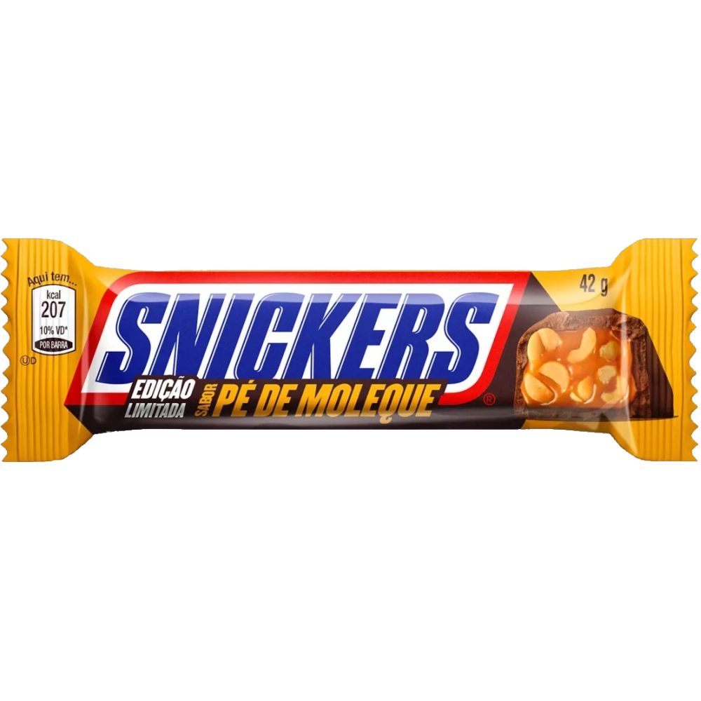 Chocolate Pé De Moleque Snickers Pacote 42g