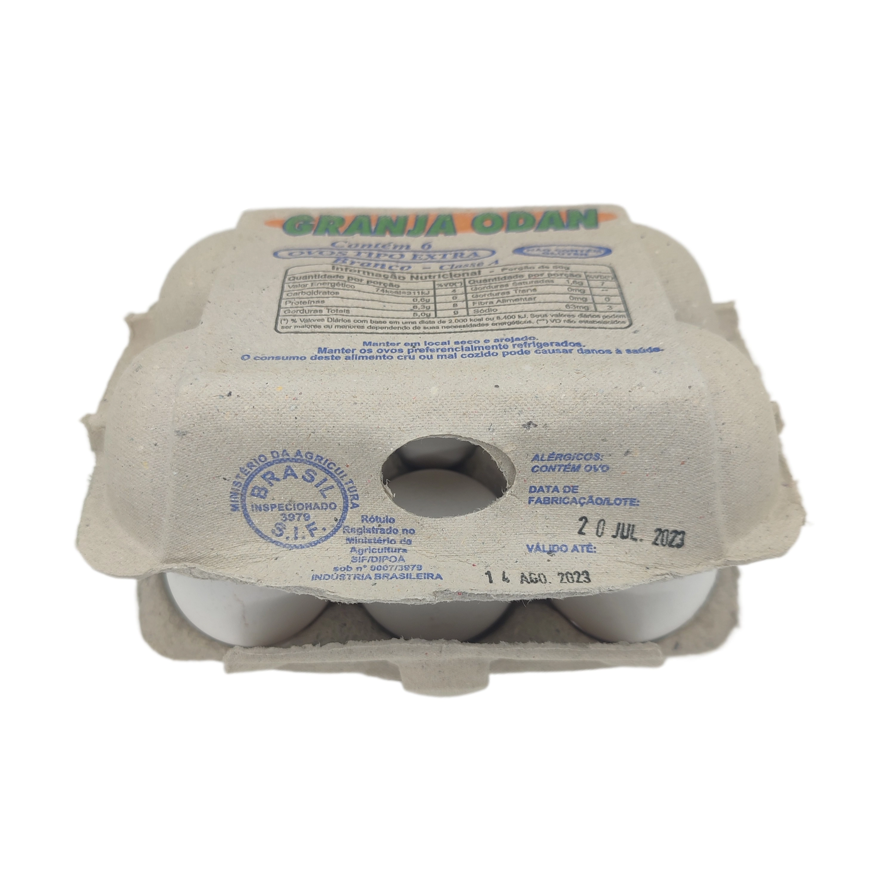 Ovos Granja Odan Polpa Extra Bc C/6