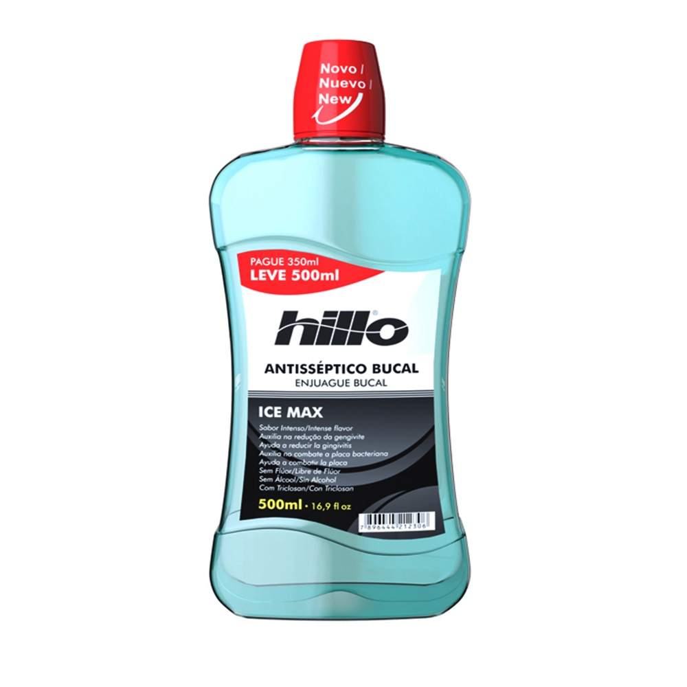 Antisseptico Bucal Hillo 500ml Ice Max