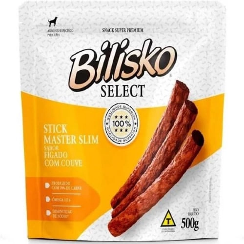 Palito Fino Para Cães Sabor Fígado Bilisko