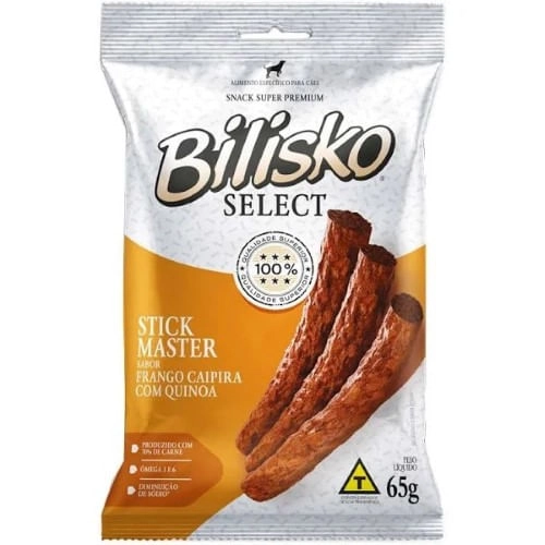 Alimento Para Cães Bilisko Snack Palitos Sabor Frango 65g