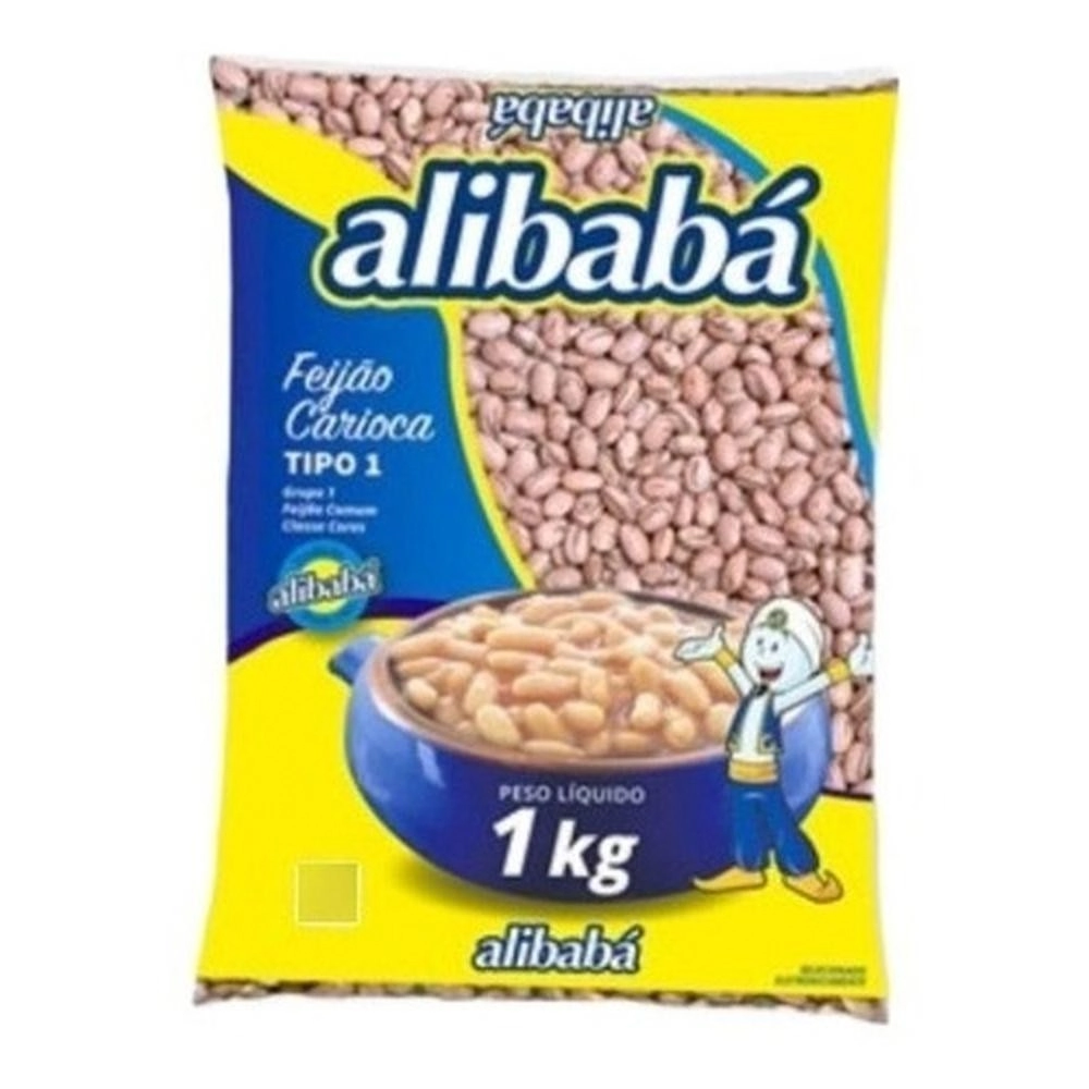 Feijao Carioca Alibaba 1kg Tp1
