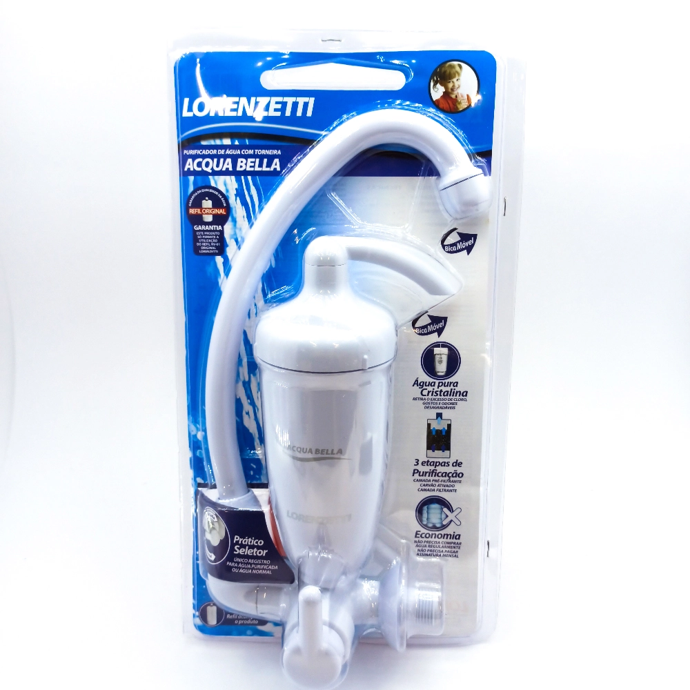 Purificador De água Com Torneira Branco Lorenzetti Acqua Bella